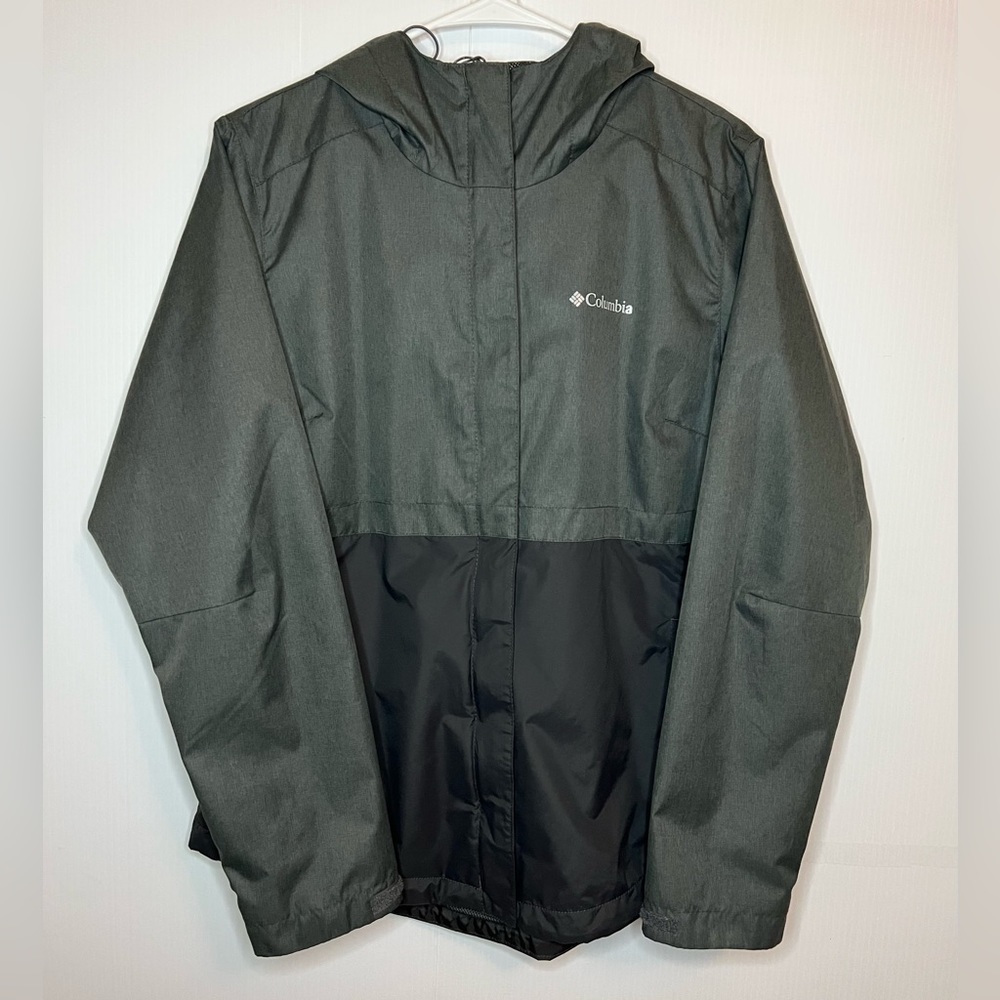 Columbia Women's Medium Jacket Windbreaker Hooded Long Sleeve Full Zip